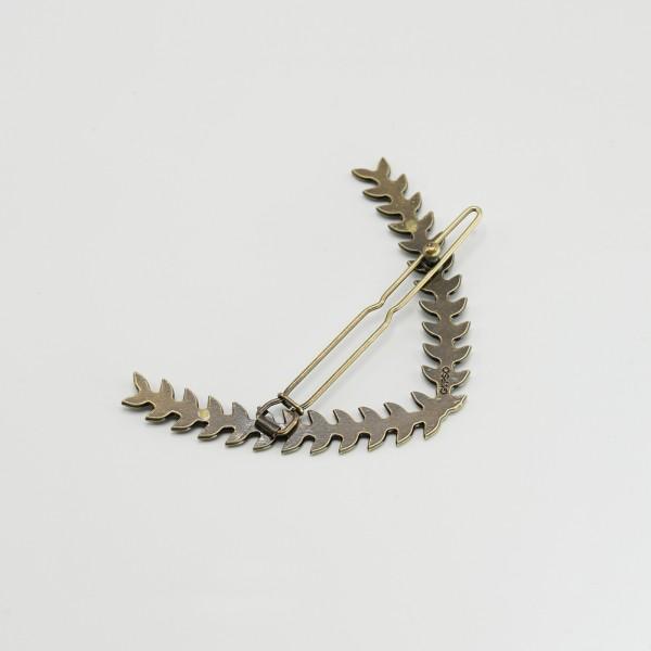GYPSO I Barrette cheveux épis élégante - Eve - Laiton Mat