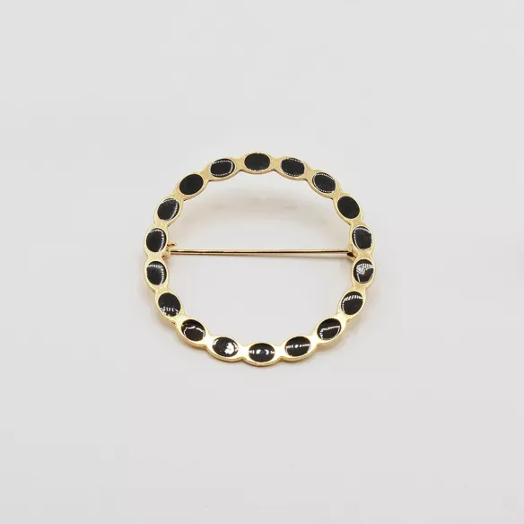 GYPSO I Brooch - Apollo - Gold - Black