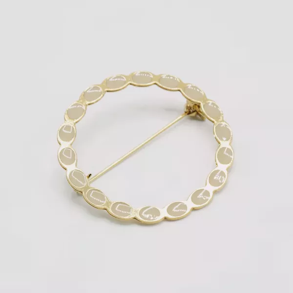 GYPSO I Brooch - Apollo - Golden - Champagne