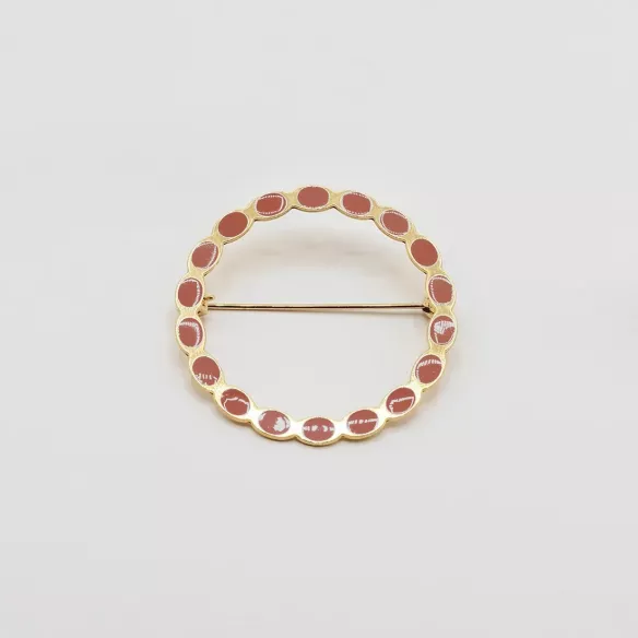 GYPSO I Brooch - Apollo - Doré - Terracotta