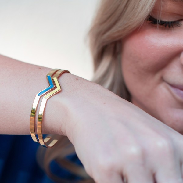 GYPSO I Bracelet jonc couleur "Diana"