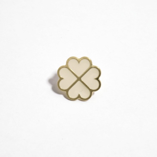 GYPSO I "Grigri" enamelled fine gold lucky charm pin