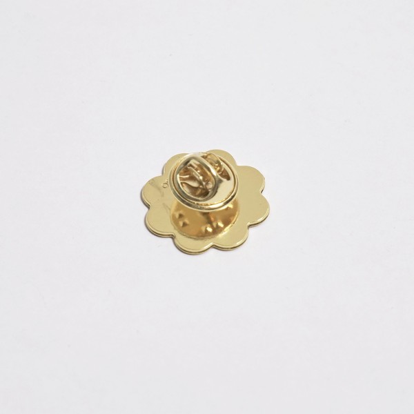 GYPSO I Pin's porte bonheur or fin émaillé "Grigri"