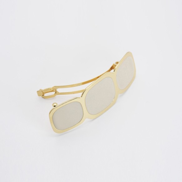 Barrette cheveux moderne Jeanne – Design graphique