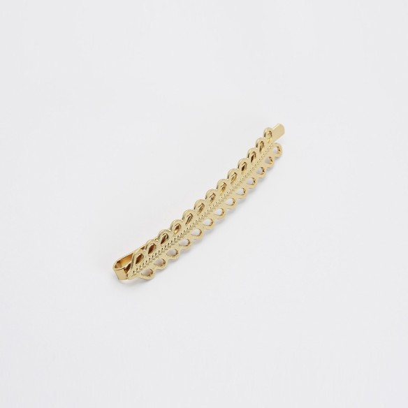 Barrette cheveux dorée ajourée Alix – Élégance légère