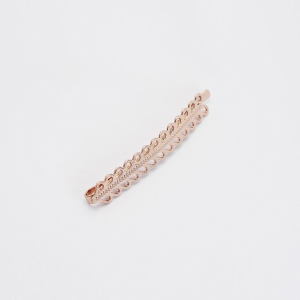 Barrette cheveux dorée ajourée Alix – Élégance légère