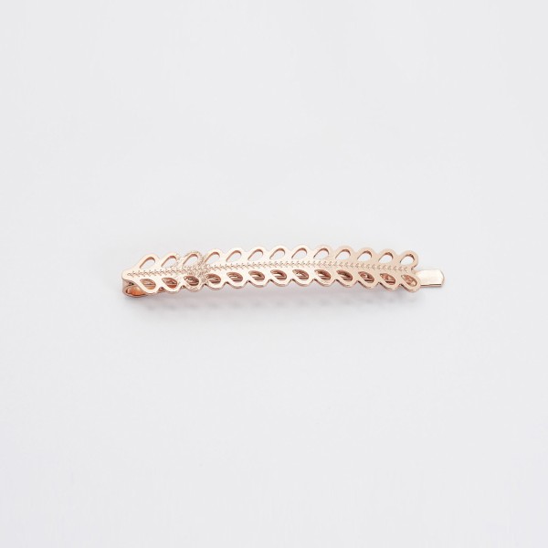 Barrette cheveux dorée ajourée Alix – Élégance légère