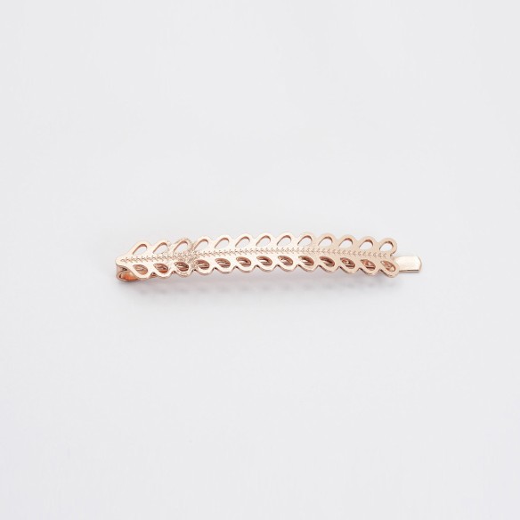 Barrette cheveux dorée ajourée Alix – Élégance légère