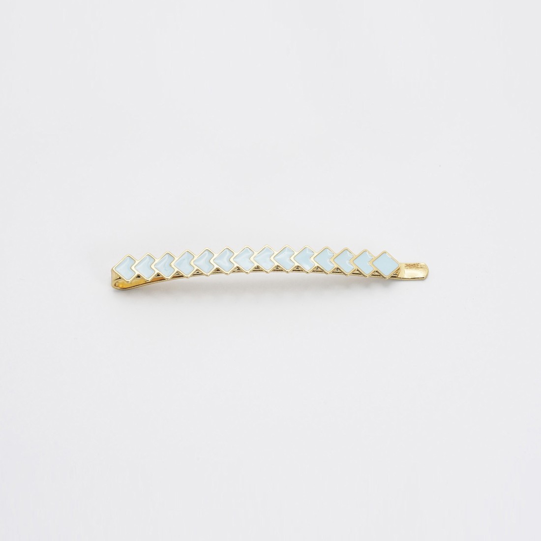 Barrette cheveux graphique émaillée Suzie – Style moderne