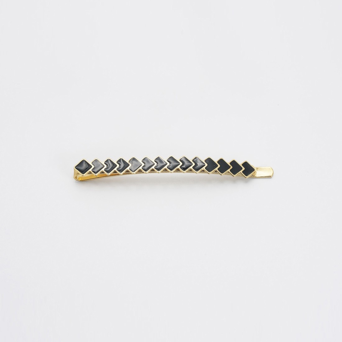 Barrette cheveux graphique émaillée Suzie – Style moderne