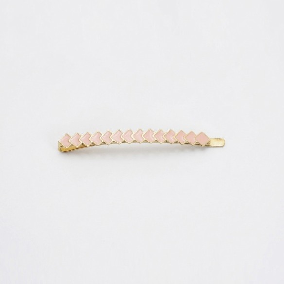 Barrette cheveux graphique émaillée Suzie – Style moderne